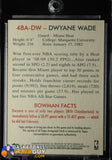 Dwyane Wade 2009-10 Bowman 48 Autographs #48ADW autograph, basketball card