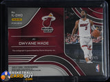 Dwyane Wade 2020-21 Panini Spectra Illustrious Legends Signatures #/49 autograph, basketball card, numbered, prizm