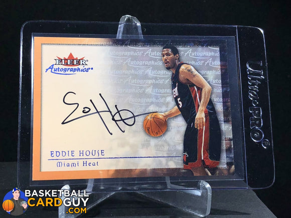 Eddie House 2000-01 Skybox Premium Autographics - Basketball Cards