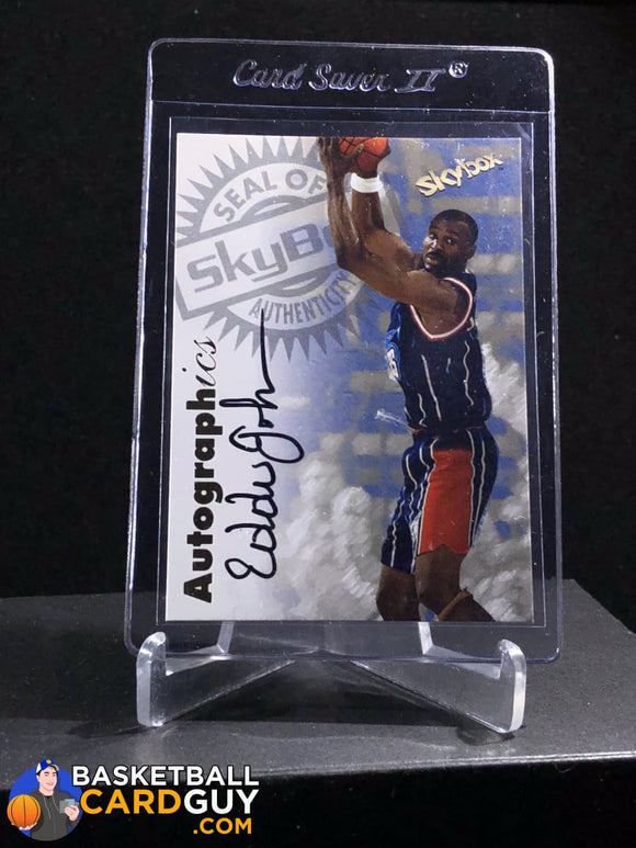 Eddie Johnson 1997-98 Skybox Premium Autographics - Basketball Cards