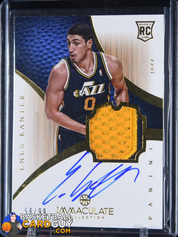 Enes Kanter 2012-13 Immaculate Collection #103 JSY RPA RC #56/99 - Basketball Cards