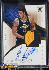 Enes Kanter 2012-13 Immaculate Collection #103 JSY RPA RC #76/99 - Basketball Cards