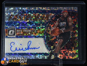 Eric Snow 2017-18 Donruss Optic Fast Break Signatures #60 autograph, basketball card, prizm