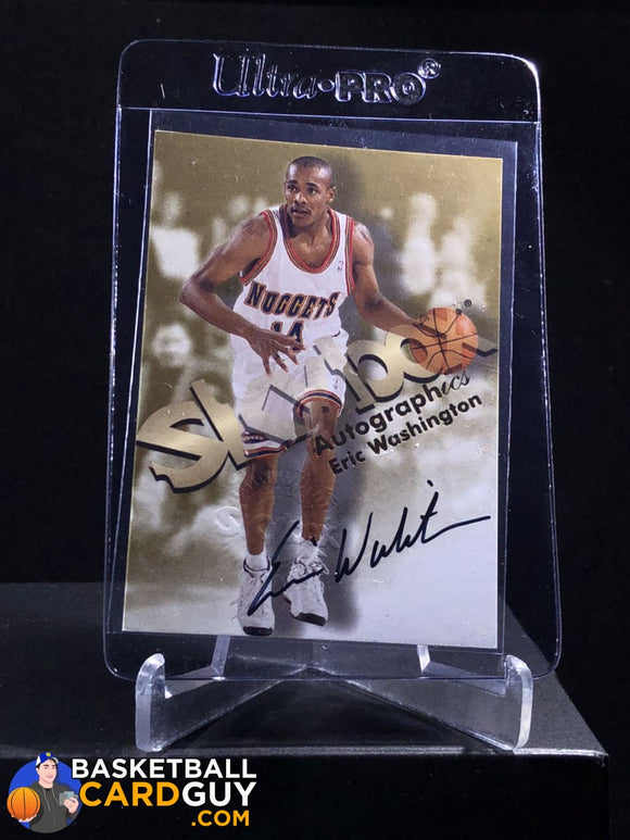 Eric Washington 1998-99 Skybox Premium Autographics - Basketball Cards