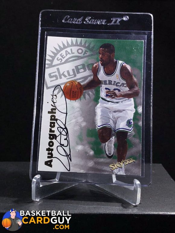 Erick Strickland 1997-98 Skybox Premium Autographics - Basketball Cards