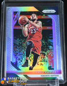Fred VanVleet 2018-19 Panini Prizm Prizms Silver #103 basketball card, prizm, refractor