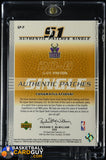 Gary Payton 2003-04 SP Game Used Authentic Patches #GPP #/100 basketball card, numbered, patch