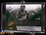 Gary Payton 2013-14 Panini Spectra Spectacular Swatch Signatures Gold #/10 - Basketball Cards