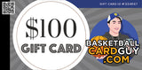 BasketballCardGuy.com Gift Cards ($25, $50, $100, $250) - Basketball Cards