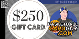 BasketballCardGuy.com Gift Cards ($25, $50, $100, $250) - Basketball Cards