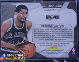 George Gervin 2014-15 Panini Spectra Hall of Fame Autograph Materials #/35 - Basketball Cards
