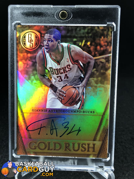 Giannis Antetokounmpo 2014-15 Panini Gold Standard Gold Rush