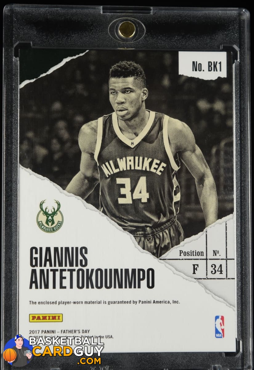 Giannis Antetokounmpo 2017 Panini Father's Day Basketball