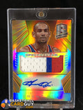 Grant Hill 2014-15 Panini Spectra Spectacular Swatches Signatures Prizms Orange #/25 - Basketball Cards
