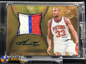 Grant Hill 2017-18 Panini Opulence Precious Swatch Signatures Silver #/15 - Basketball Cards