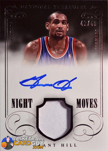 Grant Hill Night Moves 2013-14 National Treasures - Basketball Cards