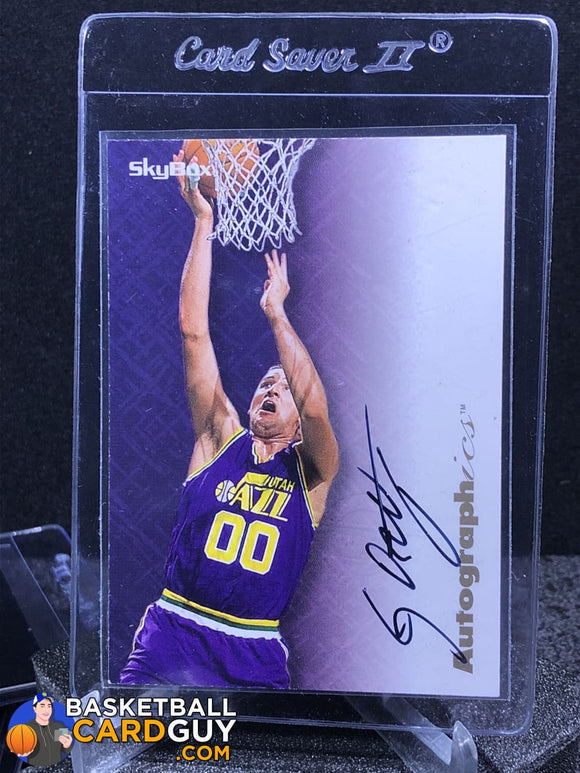 Greg Ostertag 1996-97 Skybox Autographics - Basketball Cards
