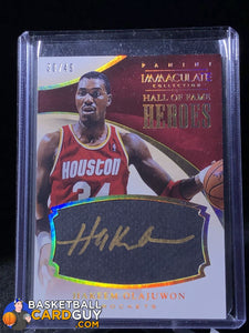 rare hakeem olajuwon cards Trading Card Values Hakeem Olajuwon #154 Prices |