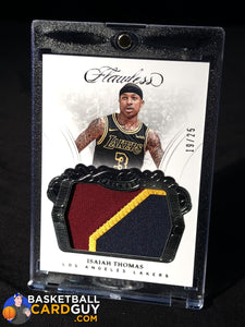 Isaiah Thomas 2017-18 Panini Flawless Patches #/25 - Basketball Cards