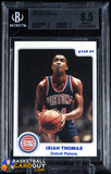 Isiah Thomas 1983-84 Star #94 XRC BGS 8.5 basketball card, graded, rookie card