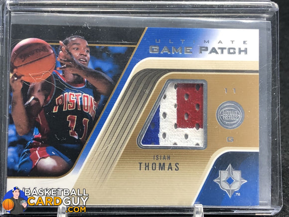 Isiah Thomas 2004-05 Ultimate Collection Game Patches #/100 - Basketball Cards