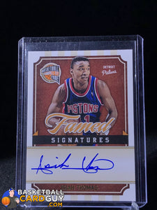 Isiah Thomas 2009-10 Hall of Fame Famed Signatures #/499 - Basketball Cards