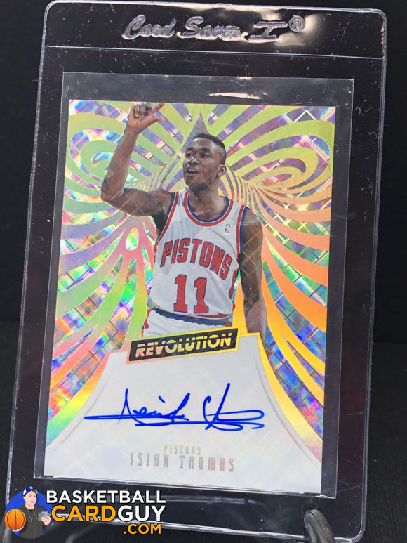 Isiah Thomas 2015-16 Panini Revolution Autographs - Basketball Cards