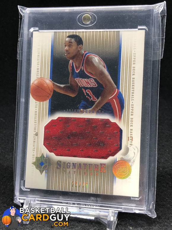 Isiah Thomas Ultimate Signature Patches #25/25 - Basketball Cards