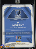 Ja Morant 2019-20 Donruss Optic Signature Series Holo SIlver autograph, basketball card, prizm, rookie card
