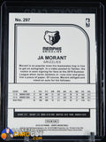 Ja Morant 2019-20 Hoops #297 RC basketball card, rookie card