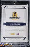 Ja Morant 2019-20 Panini National Treasures Collegiate College Silhouettes Signatures #82 #/99 - Basketball Cards