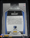 Ja Morant 2019-20 Panini Prizm Instant Impact Prizms Silver #12 basketball card