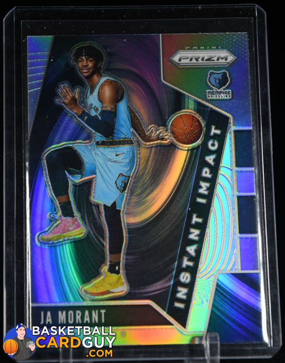 Ja Morant 2019-20 Panini Prizm Instant Impact Prizms Silver #12 basketball card