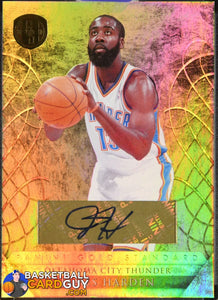 James Harden 2010-11 Panini Gold Standard Signatures #128 #/149 autograph, basketball card, numbered