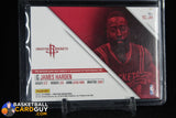 James Harden 2015-16 Prestige True Colors Materials #20 Game-Worn Jersey basketball card, jersey, numbered