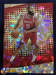 James Harden 2017-18 Panini Revolution Cracked Ice Parallel #95 - Basketball Cards