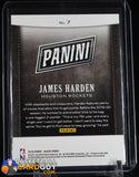 James Harden 2019 Panini Black Friday Swirlorama #7 #/50 autograph, basketball card, patch, rookie card