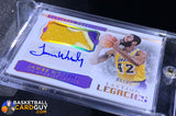 James Worthy 2017-18 Panini National Treasures Lasting Legacies Jersey Autographs Prime /25 - Basketball Cards