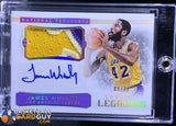 James Worthy 2017-18 Panini National Treasures Lasting Legacies Jersey Autographs Prime /25 - Basketball Cards