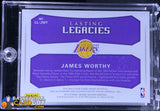 James Worthy 2017-18 Panini National Treasures Lasting Legacies Jersey Autographs Prime /25 - Basketball Cards