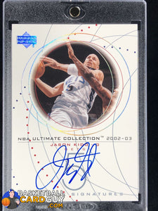Jason Kidd 2002-03 Ultimate Collection Signatures #JKS - Basketball Cards