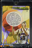Jason Williams 1998 Collector’s Edge Impulse Pro Signatures #5 (Chipping on Back) autograph, basketball card