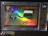 Jaylen Brown 2016-17 Panini Gold Standard Good as Gold Jersey Autographs Prime RPA RC #2/25 BGS 9.5 AUTO 10 - Basketball Cards