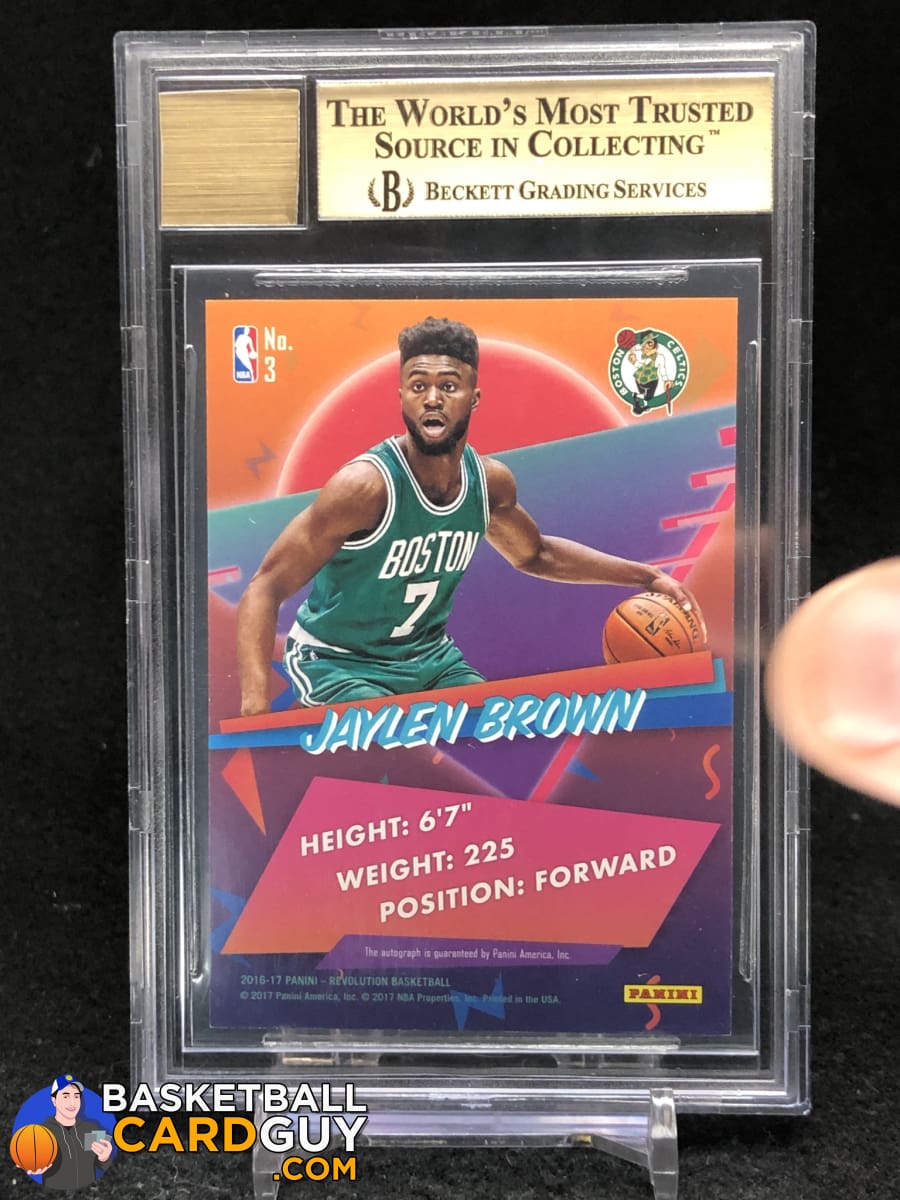 Jaylen Brown 2016-17 Panini Revolution Rookie Autographs #3 RC BGS 9.5 GEM  MINT