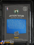 Jayson Tatum 2017-18 Donruss Optic #198 RR RC basketball card, rookie card