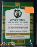 Jayson Tatum 2017-18 Donruss Optic Rookie Kings Silver Holo #3 basketball card, refractor, rookie card