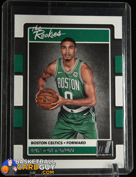 Jayson Tatum 2017-18 Donruss Optic The Rookies #3 RC basketball card, rookie card