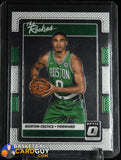 Jayson Tatum 2017-18 Donruss Optic The Rookies #3 RC basketball card, rookie card