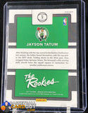 Jayson Tatum 2017-18 Donruss Optic The Rookies Fast Break Holo #3 - Basketball Cards