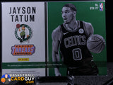 Jayson Tatum 2017-18 Panini Threads Box Topper (5x7) Rookie Memorabilia Prime #/5 - Basketball Cards